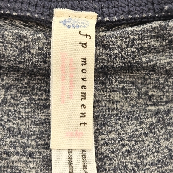 Free People FP Movement Infinity Cut Out Leggings in Navy Blue and White Sz XS - Picture 8 of 13